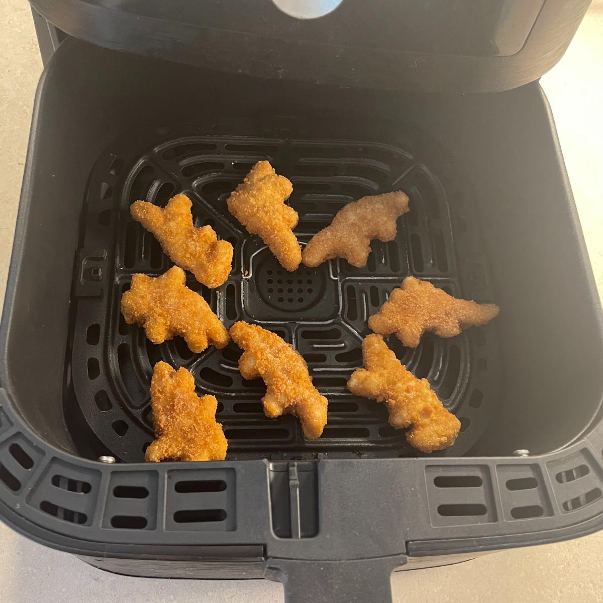 Frozen Dino Nuggets in the Air Fryer