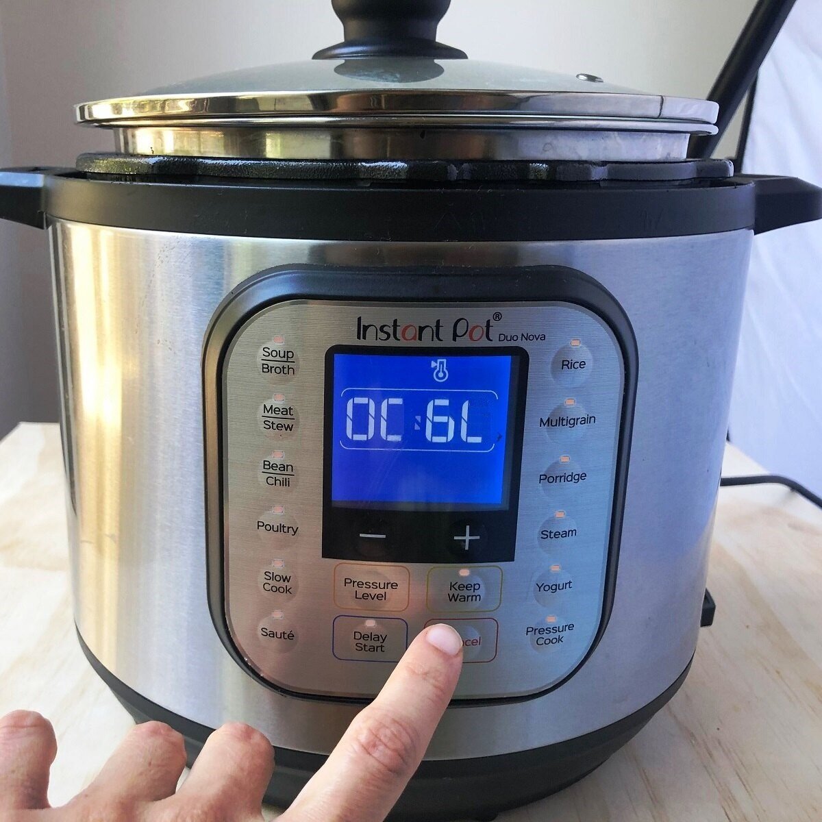 c6l Instant pot error