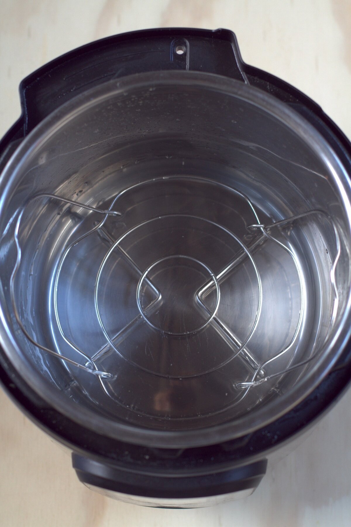 water in the instant pot