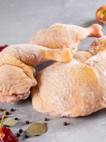 frozen chicken legs