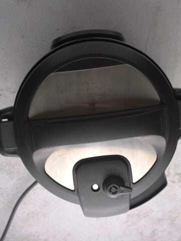 instant pot top view