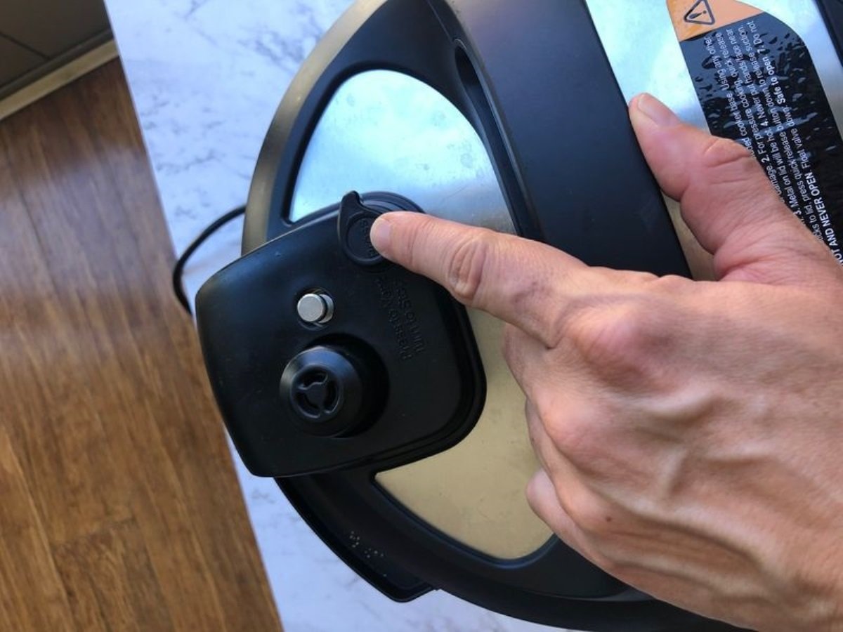 instant pot top view