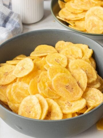 air fryer plantain chips