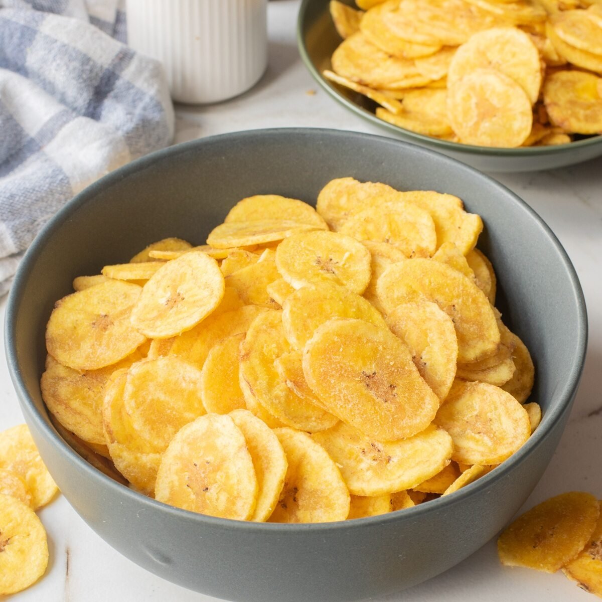air fryer plantain chips