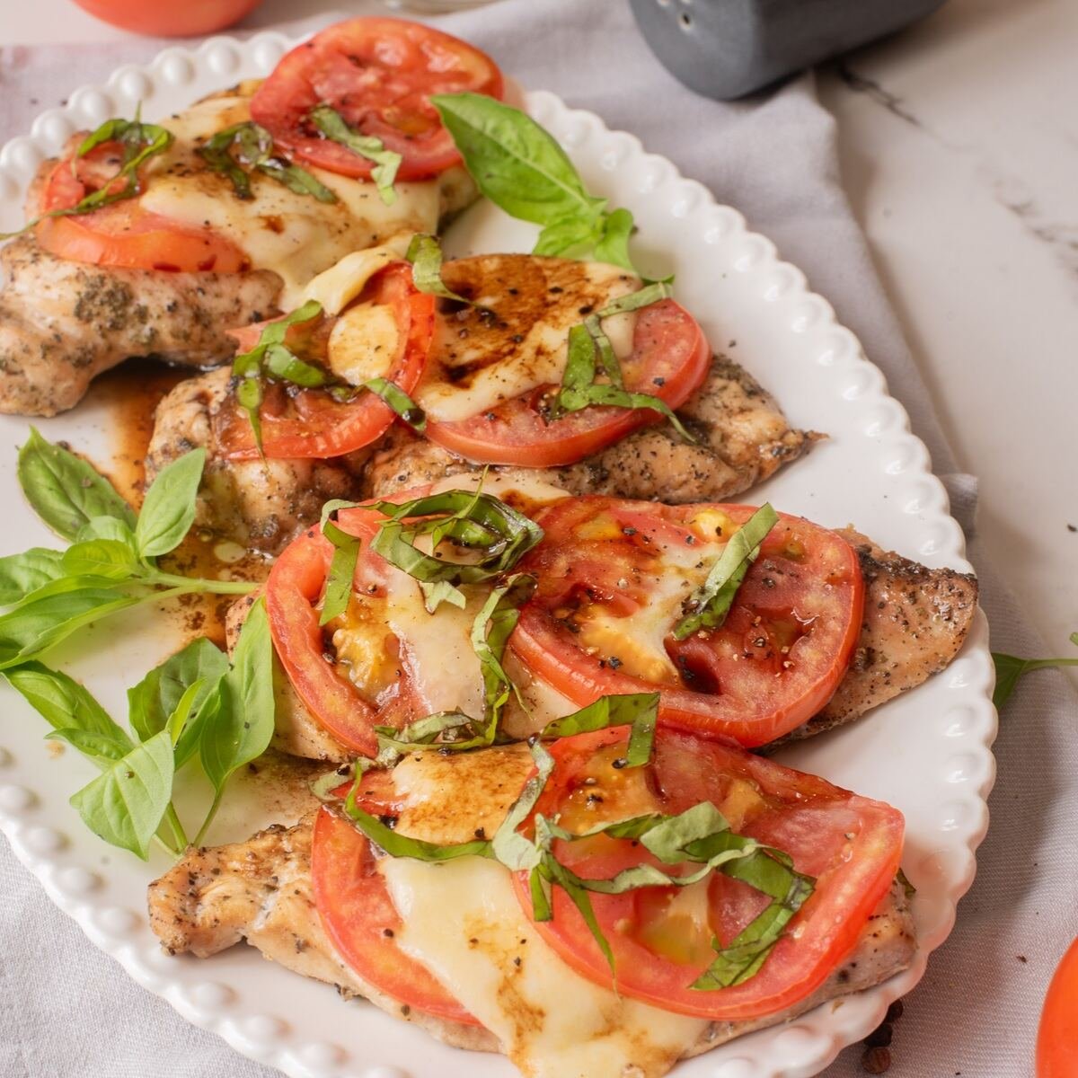 air fryer chicken caprese