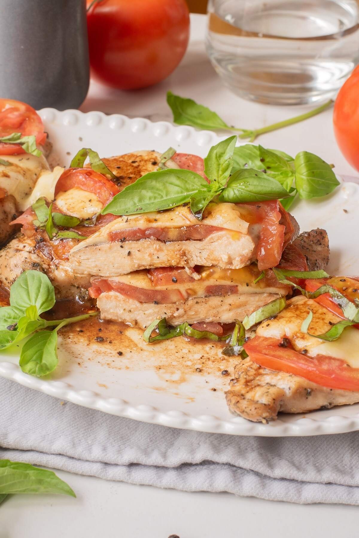 air fryer chicken caprese