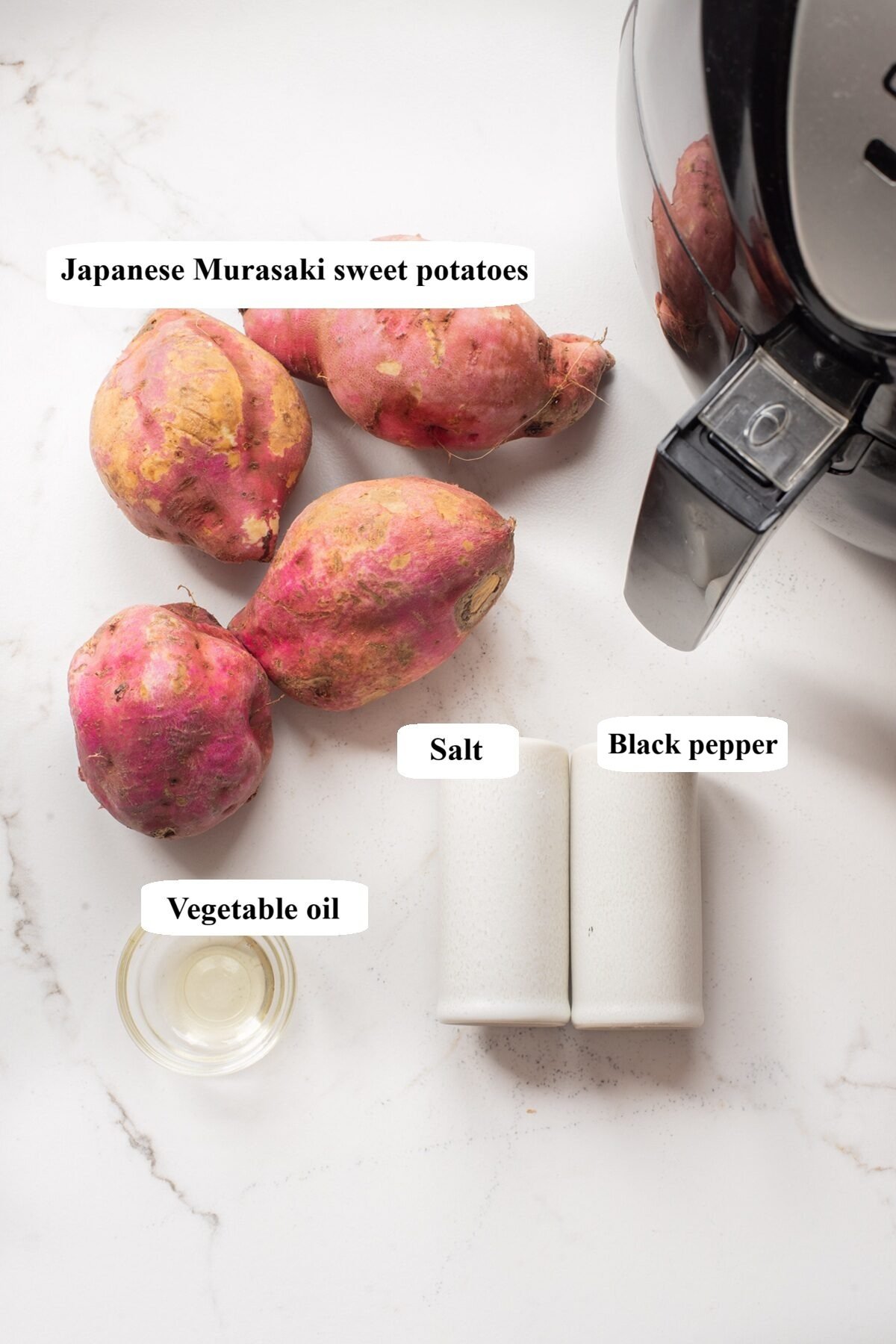air fryer japanese sweet potato ingredients list