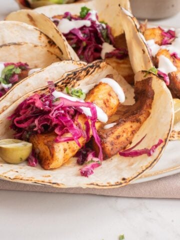 air fryer mahi mahi fish tacos