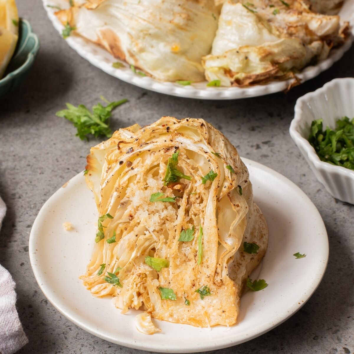 air fryer cabbage wedges