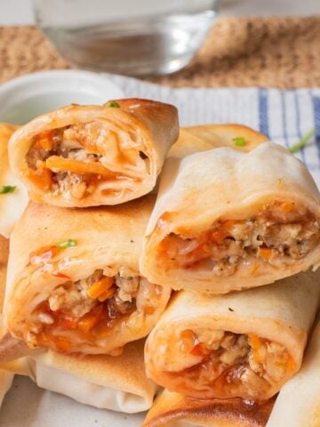 air fryer chicken egg rolls