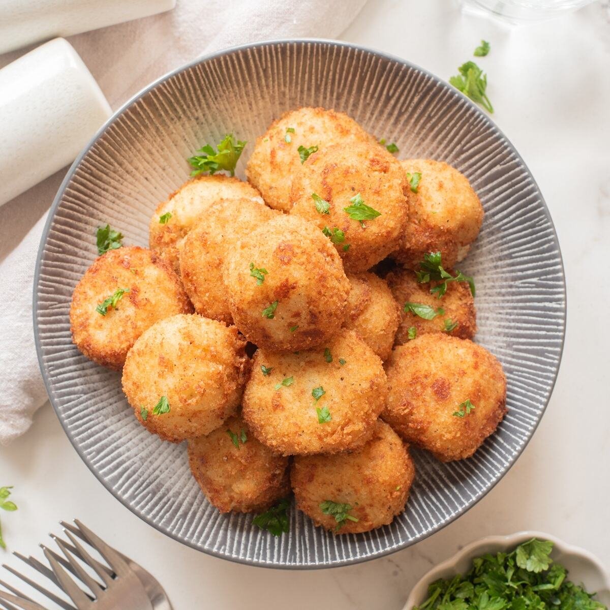 air fryer mashed potato balls