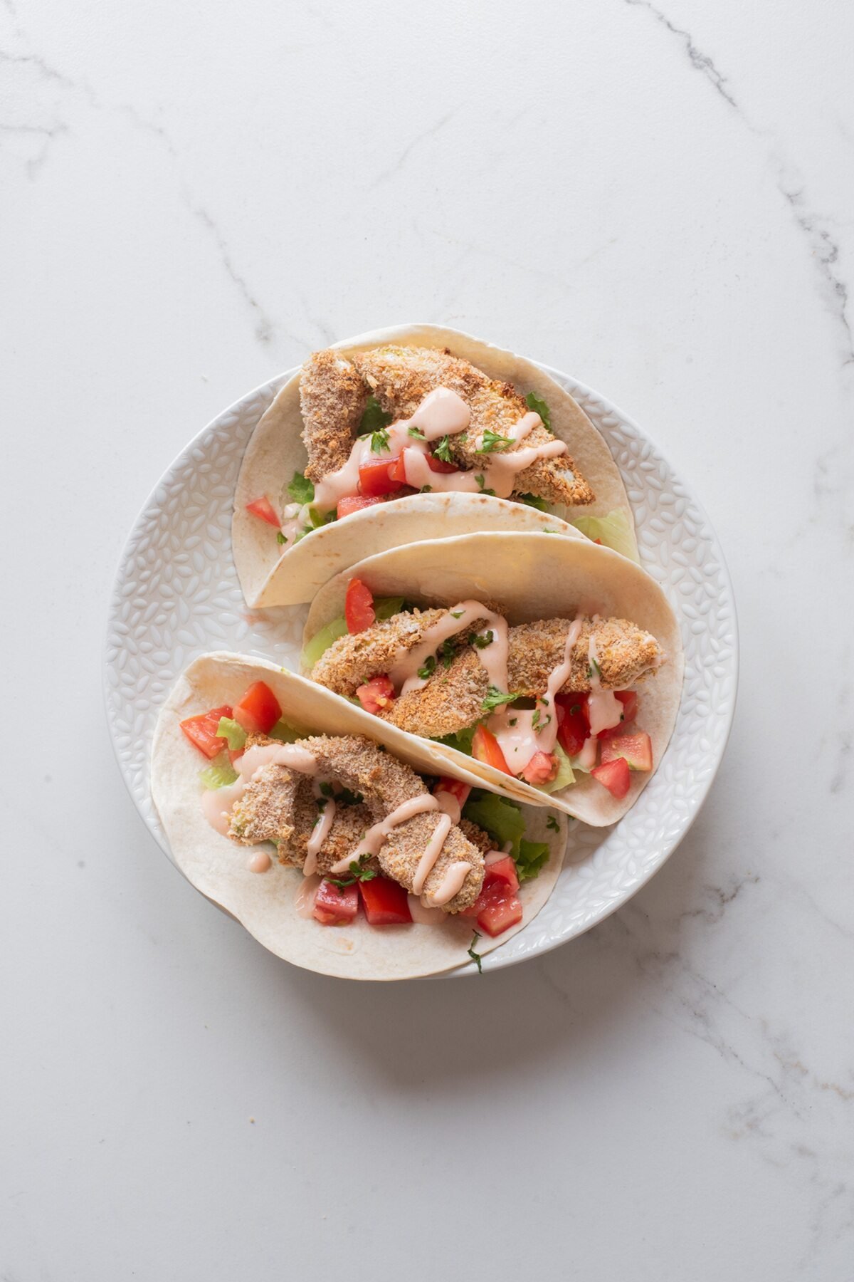 air fryer avocado tacos
