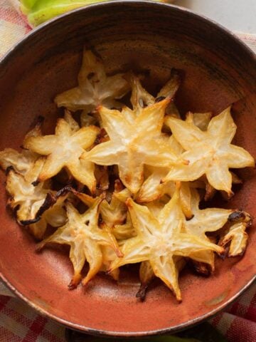 air fryer star fruit chips