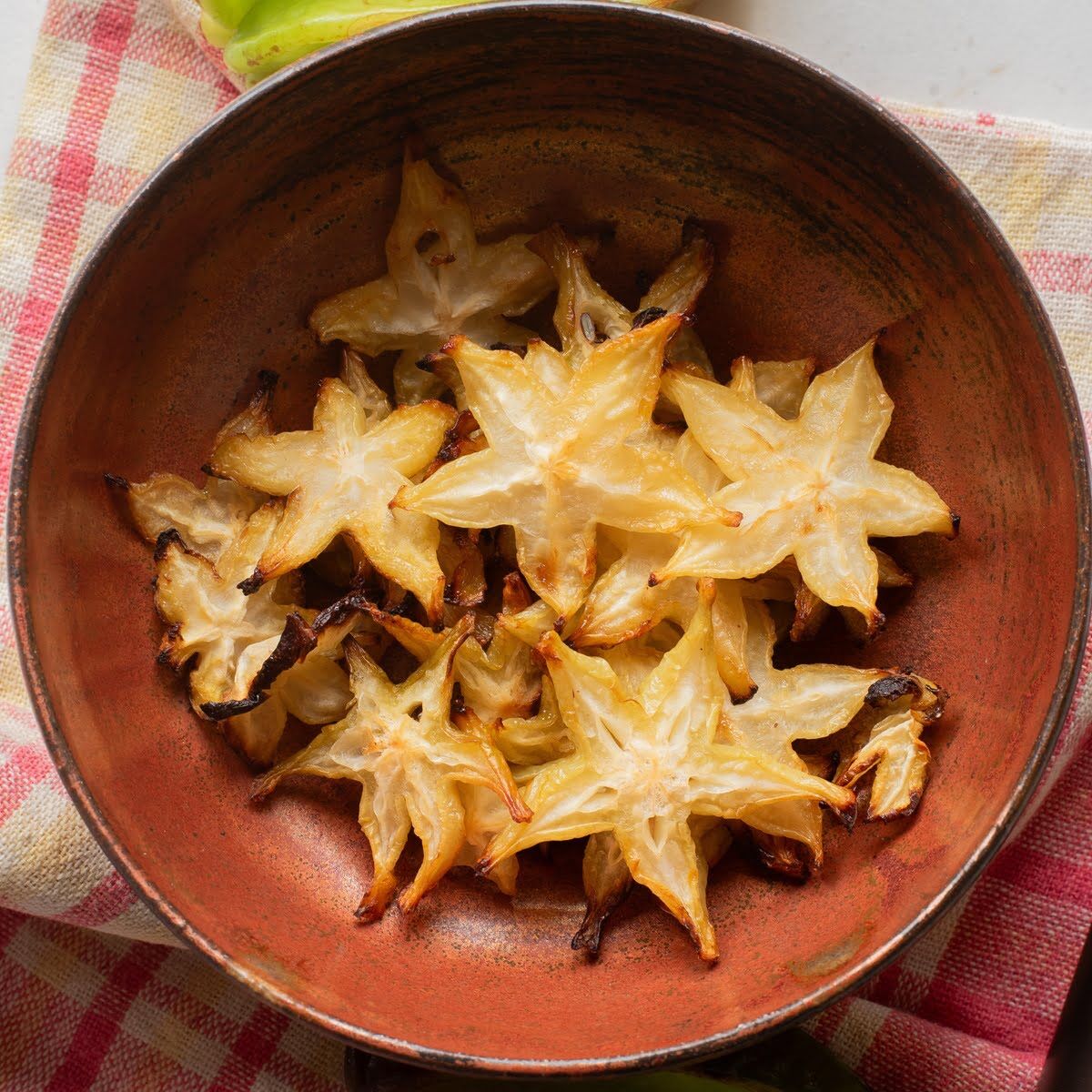 air fryer star fruit chips