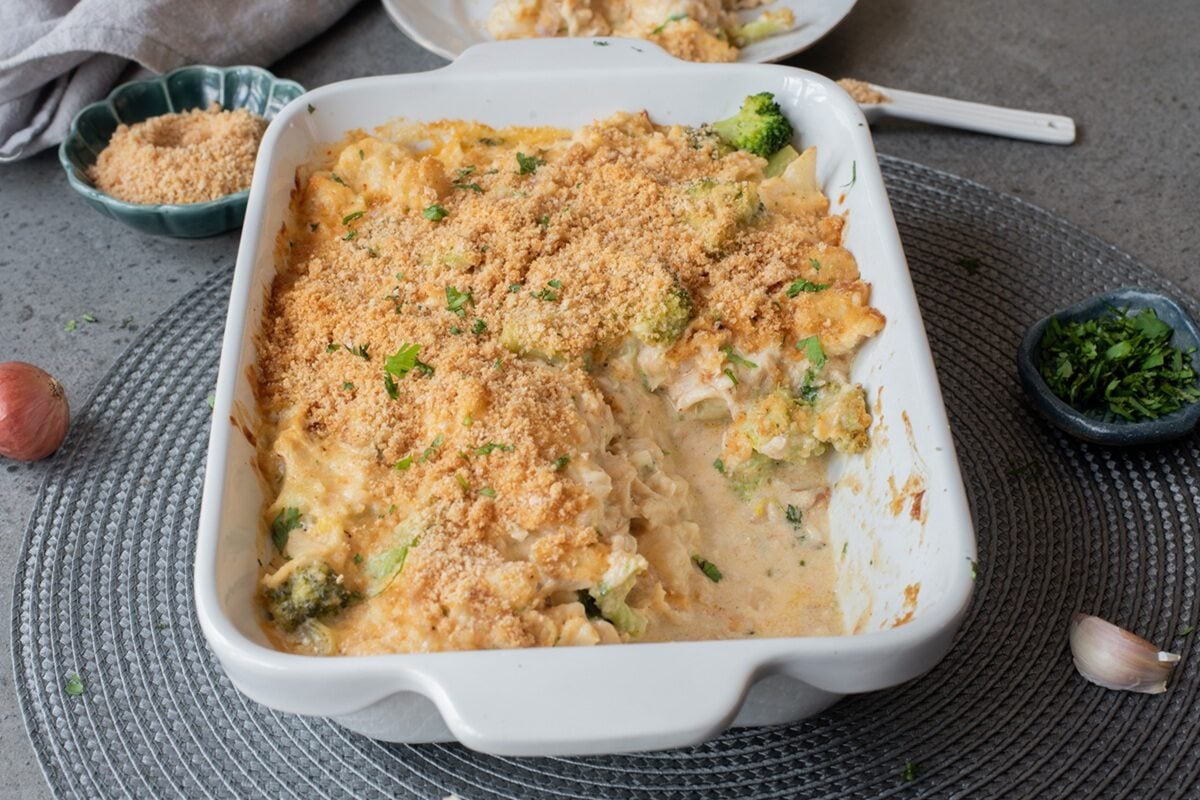chicken broccoli cauliflower casserole