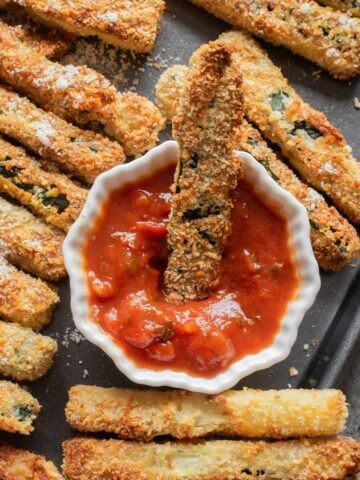 air fryer zucchini fries