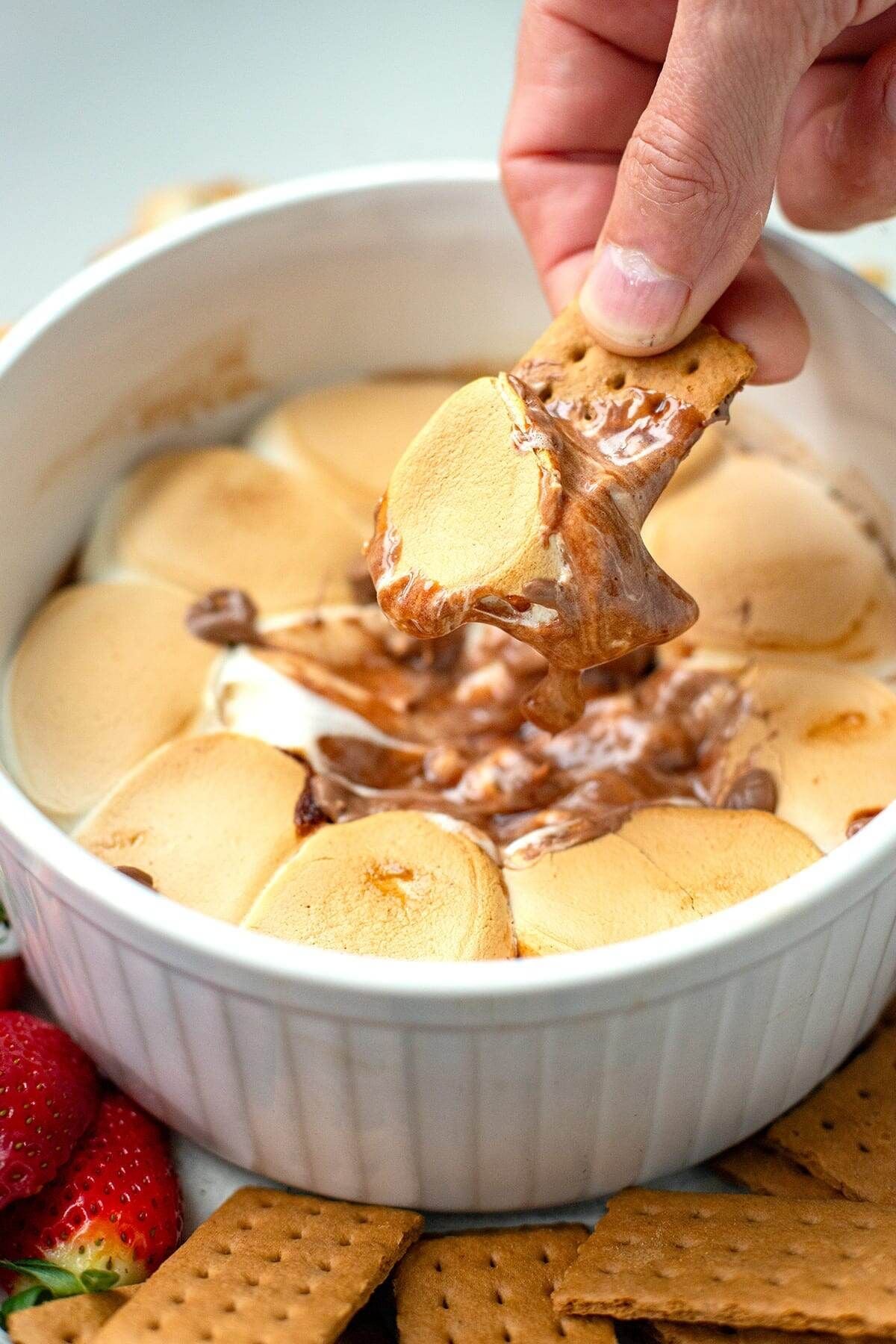 Air Fryer SโMores Dip