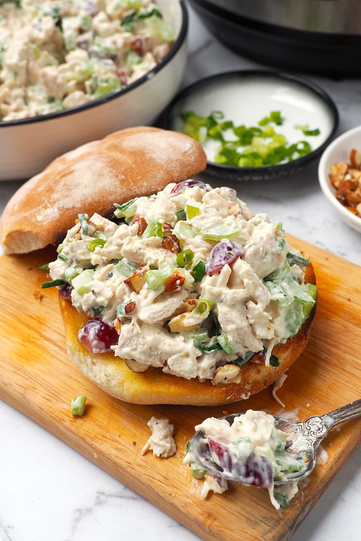Instant Pot Chicken Salad (Classic Recipe)