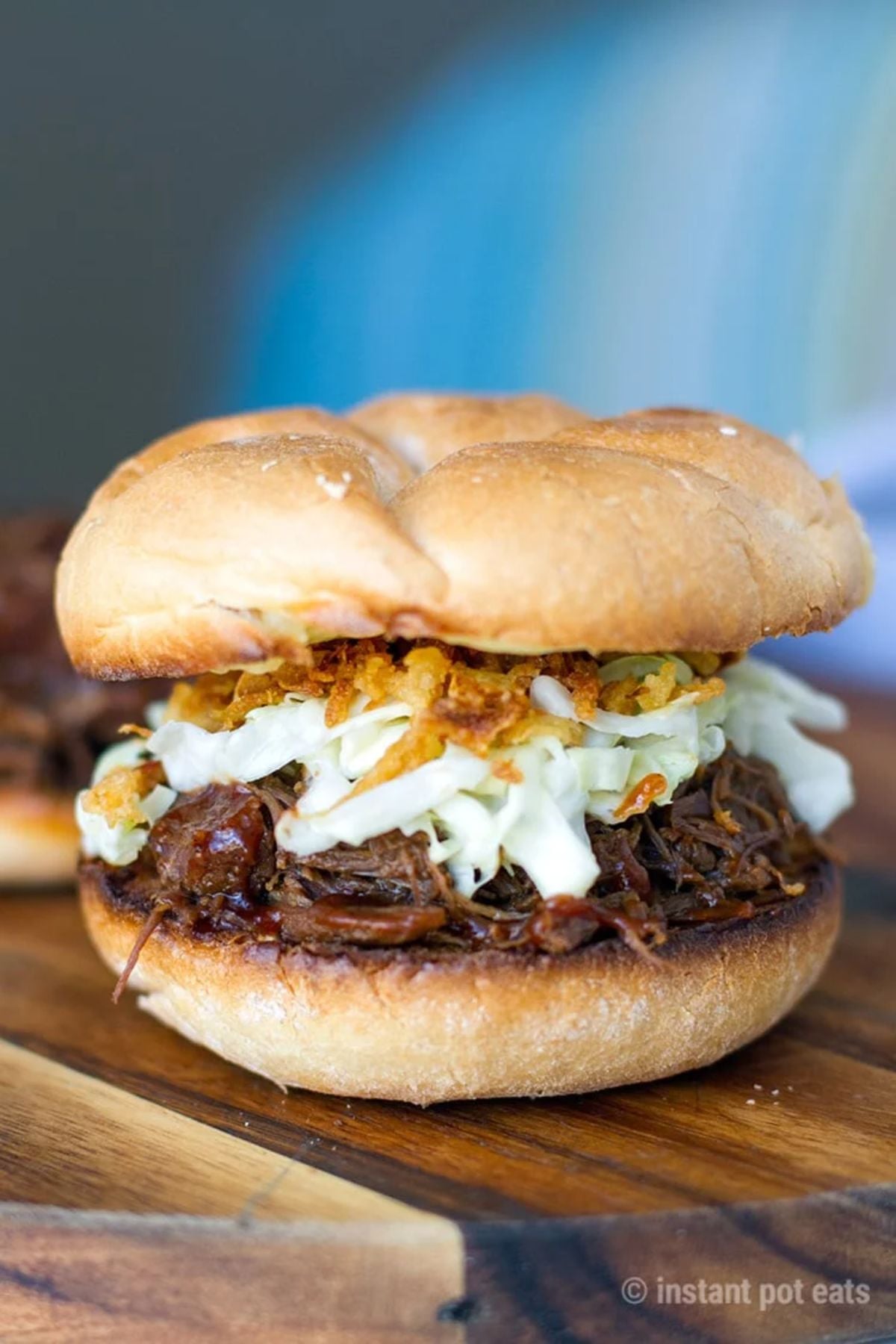 Instant Pot Shredded Beef Sandwiches