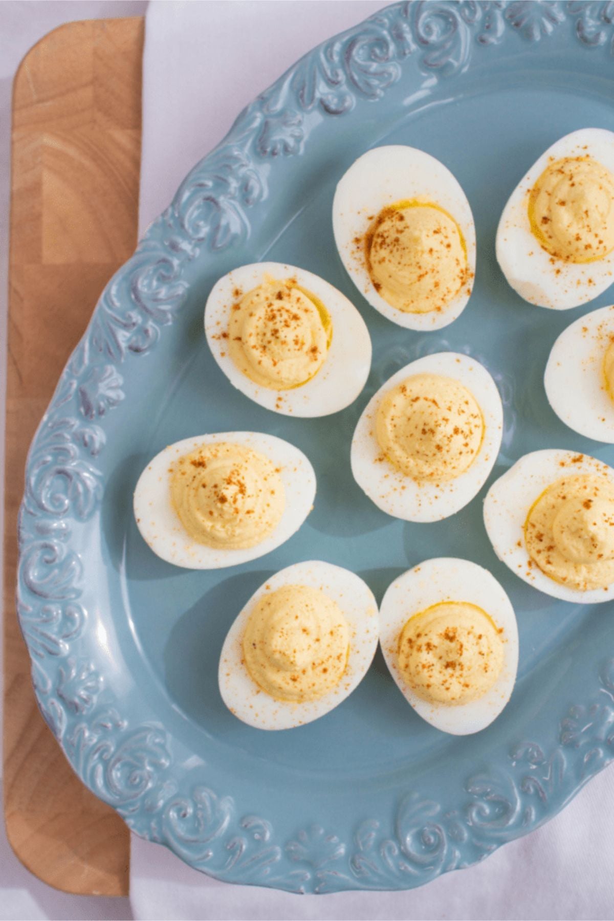 Quick Healthy Deviled Eggs with Greek Yogurt