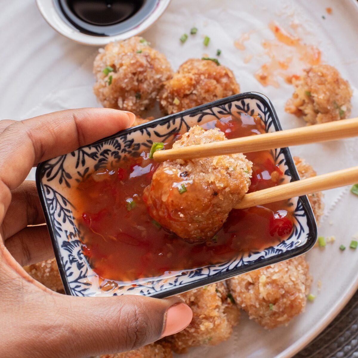 fried shrimp balls