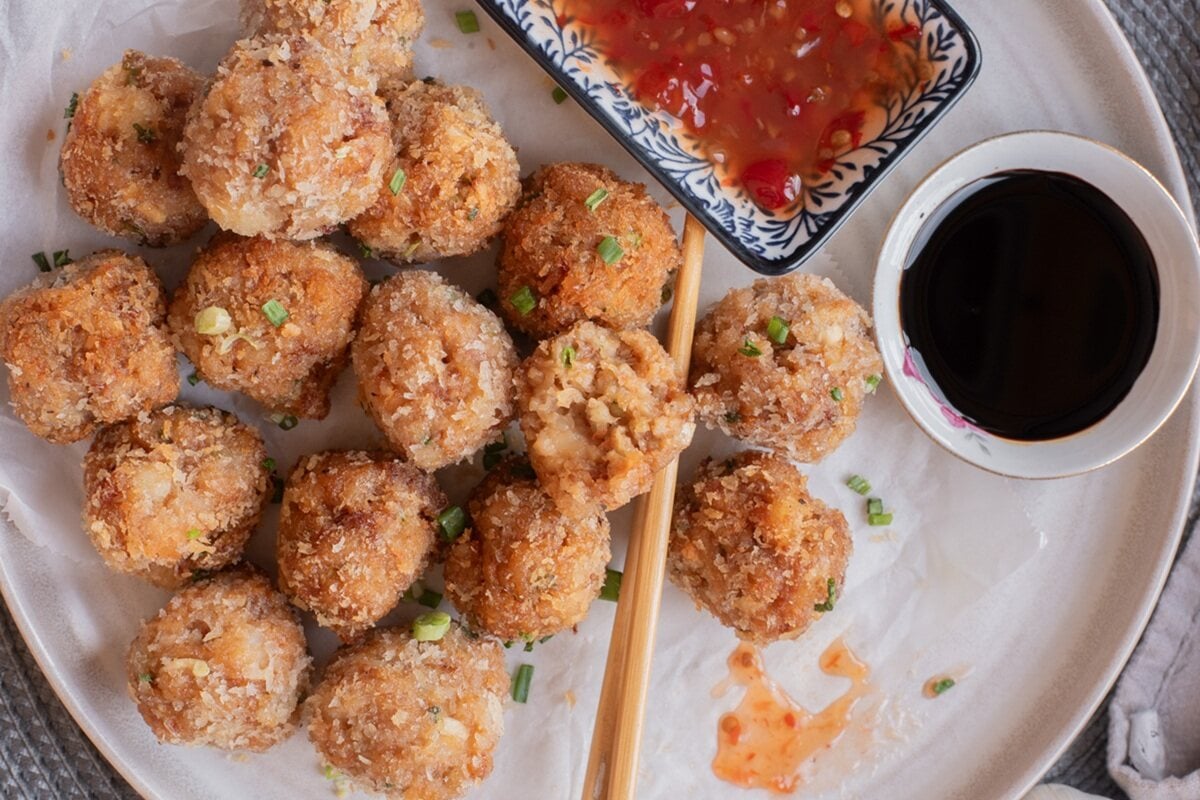 fried shrimp balls