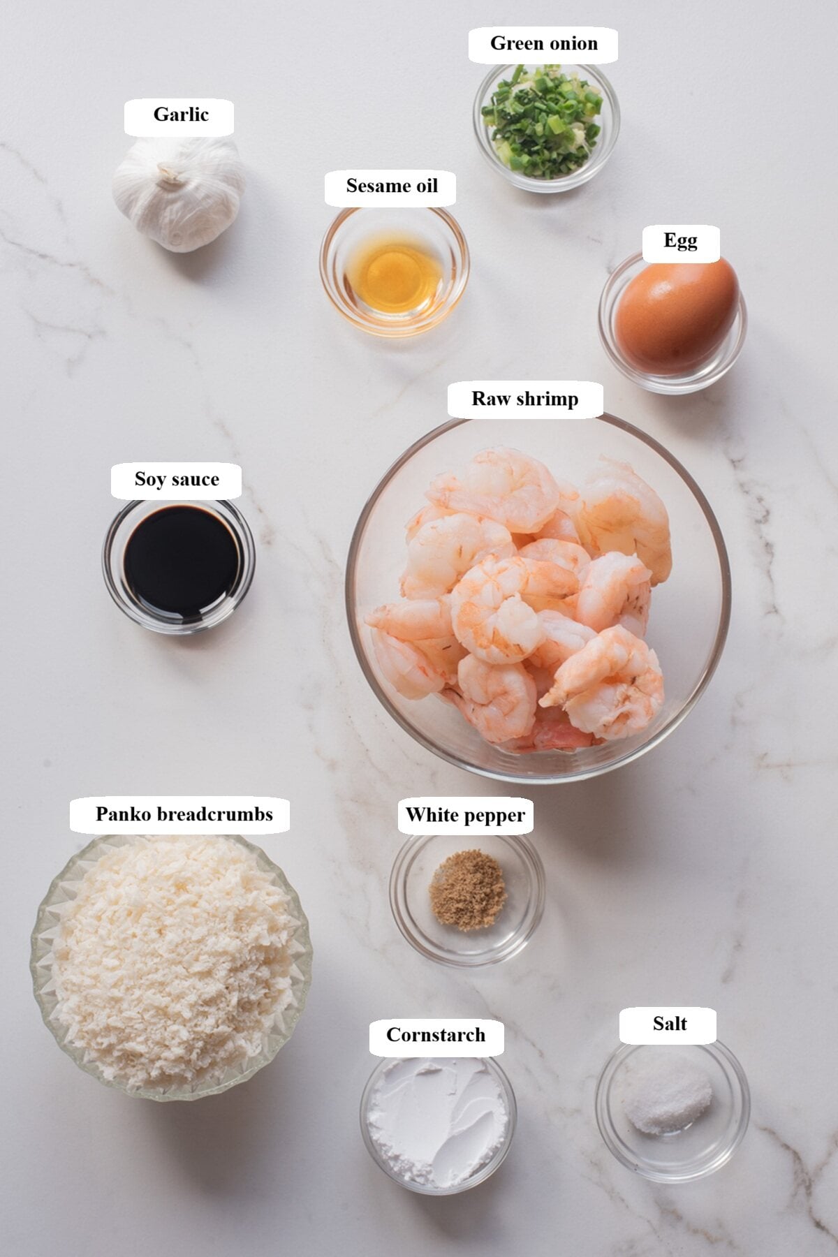 fried shrimp balls - ingredients list