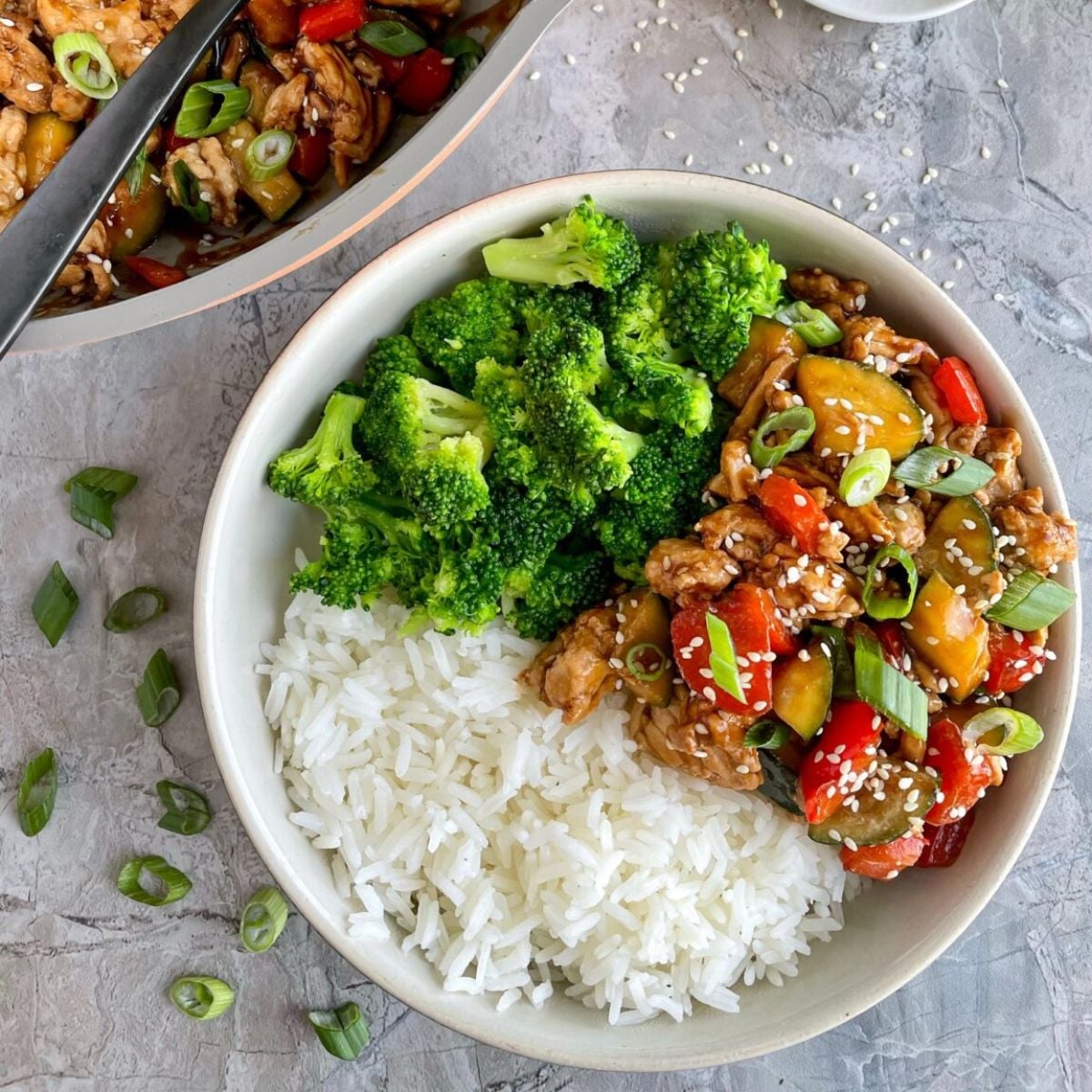 Ground Chicken Stir Fry