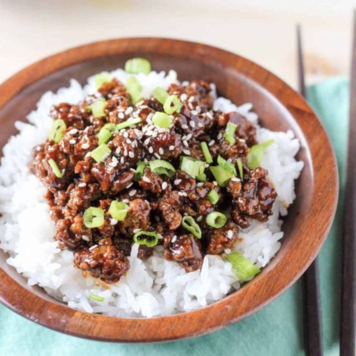 Asian Chicken Rice Bowl