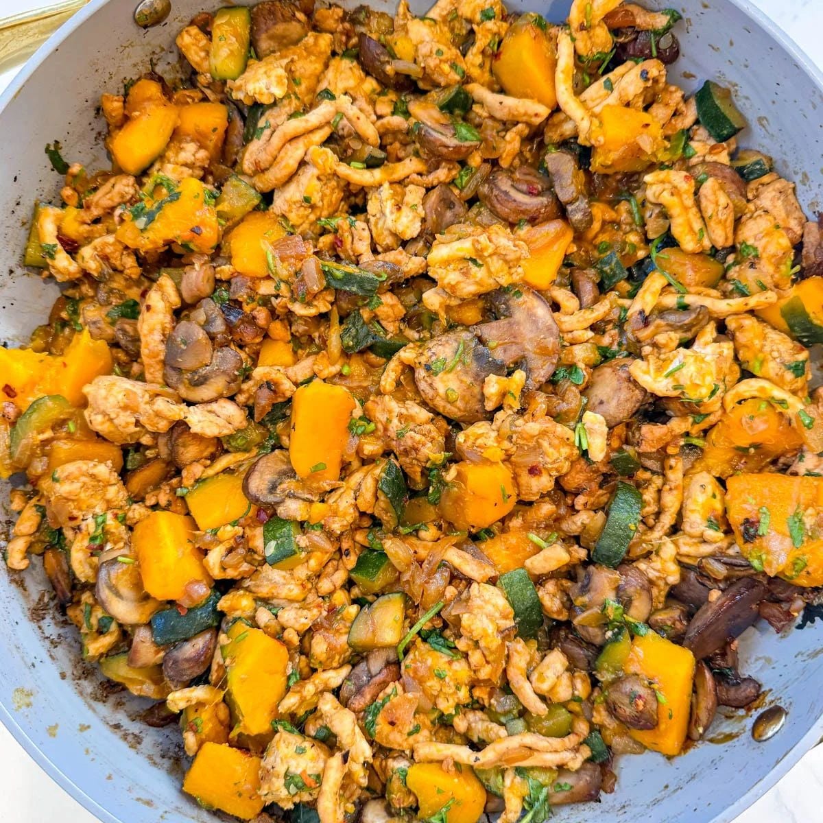 Asian Ground Chicken Stir Fry