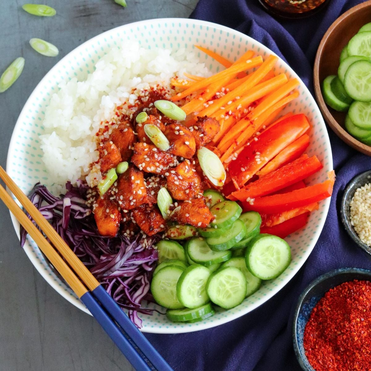 Gochujang Chicken Rice Bowl