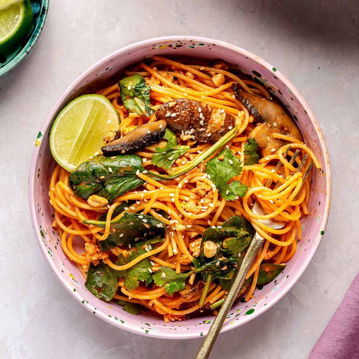 Gochujang Pasta with Ground Chicken