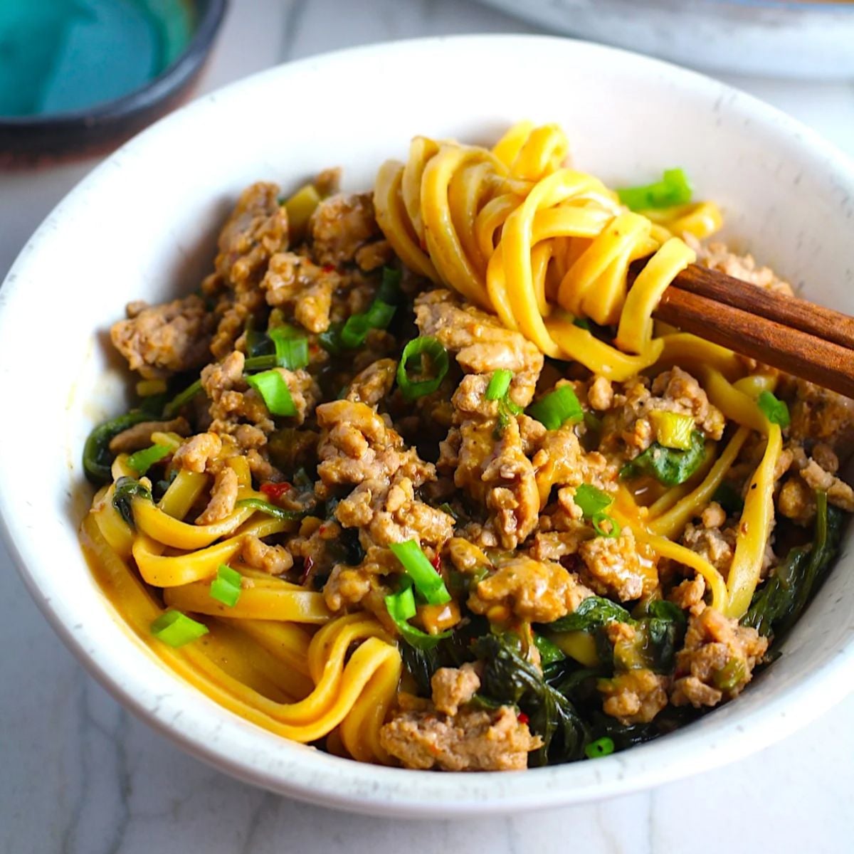 Ground Chicken Dan Dan Noodles