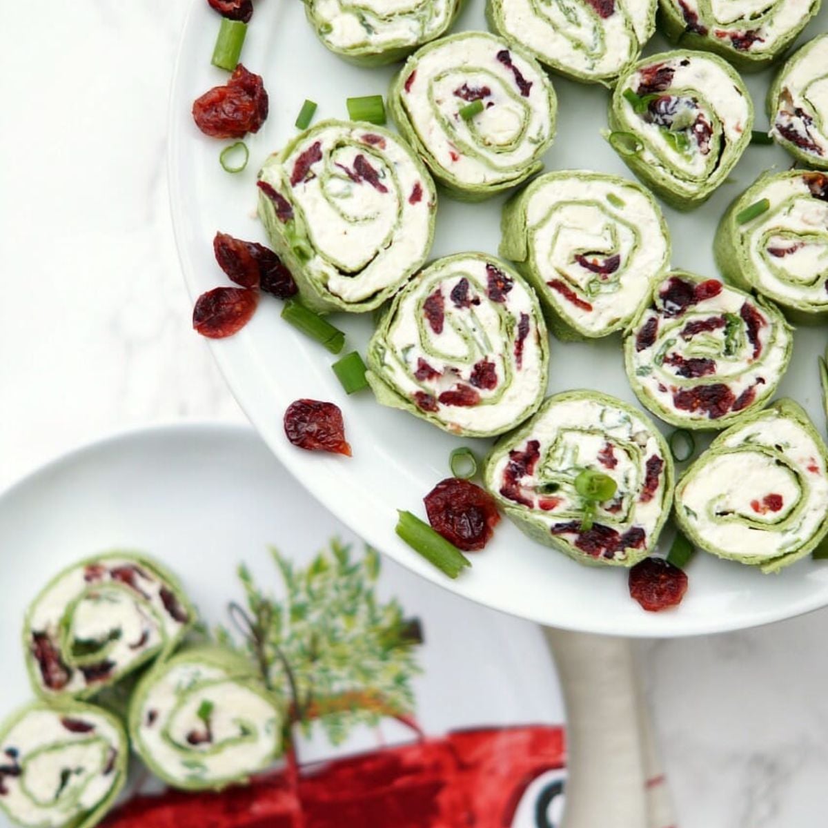 Cranberry Feta Pinwheels