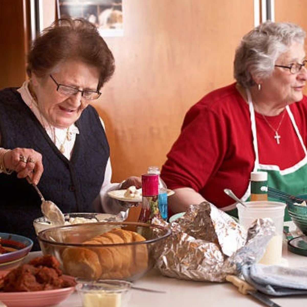 forgotten church supper dishes