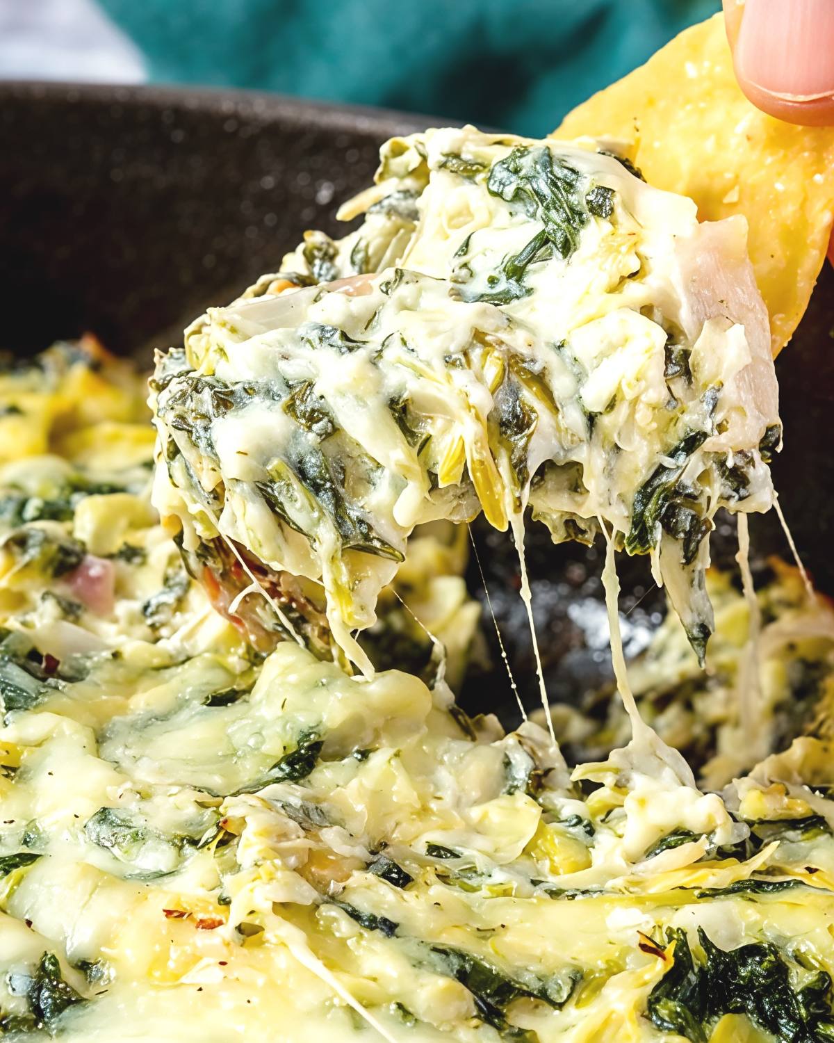 Spinach Artichoke Dip โ Warm Thanksgiving Appetizer