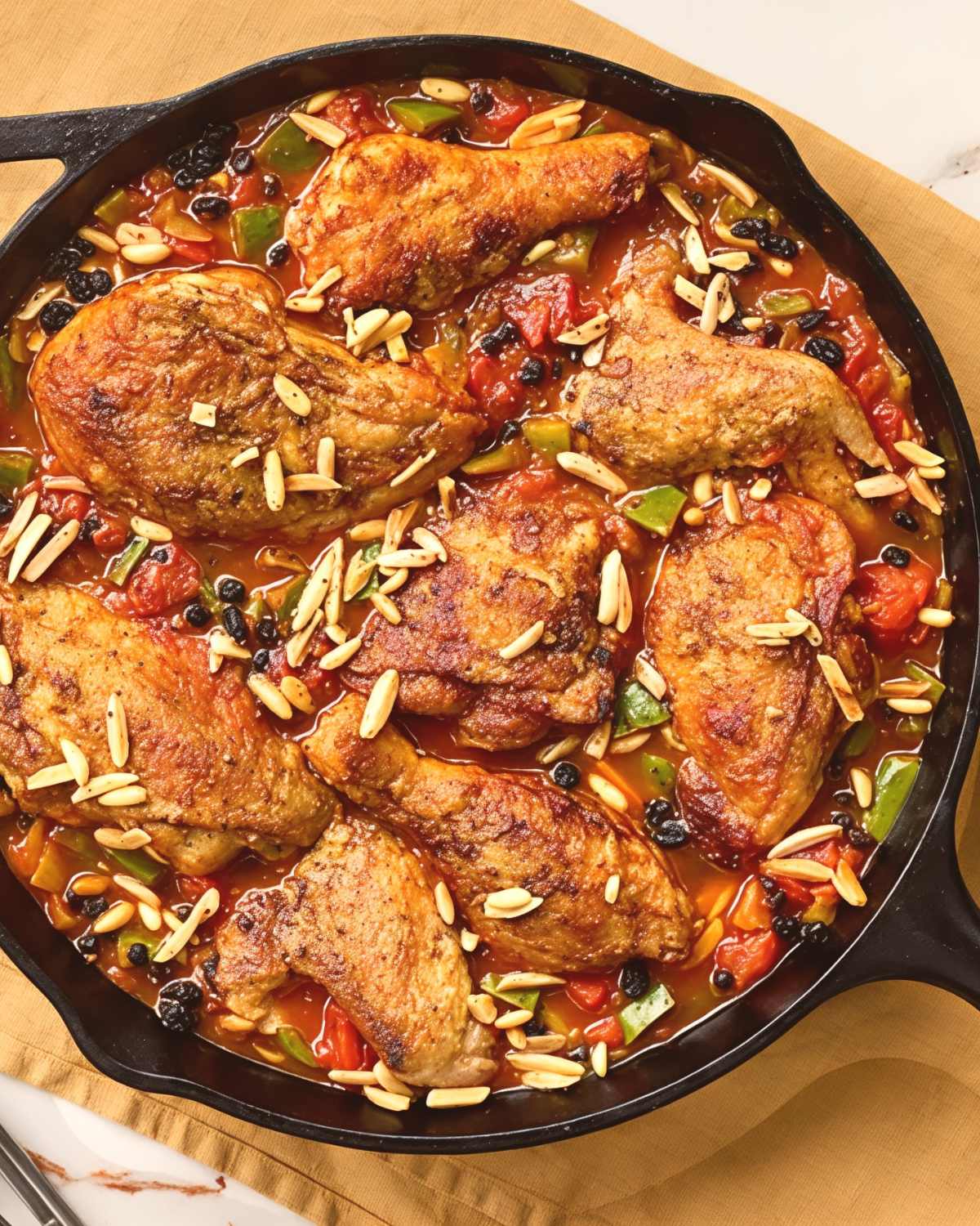 Country Captain โ Traditional Southern Chicken Dinner