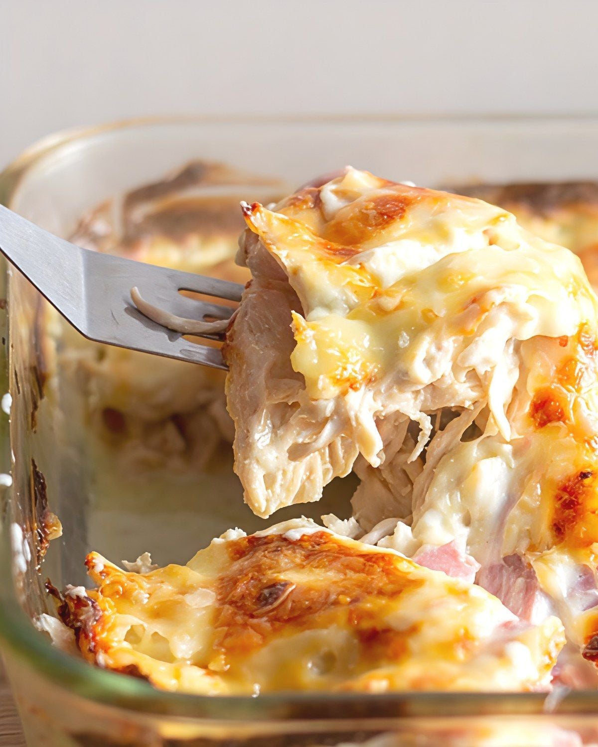 Chicken Cordon Bleu Casserole โ Creamy Low Carb Dinner