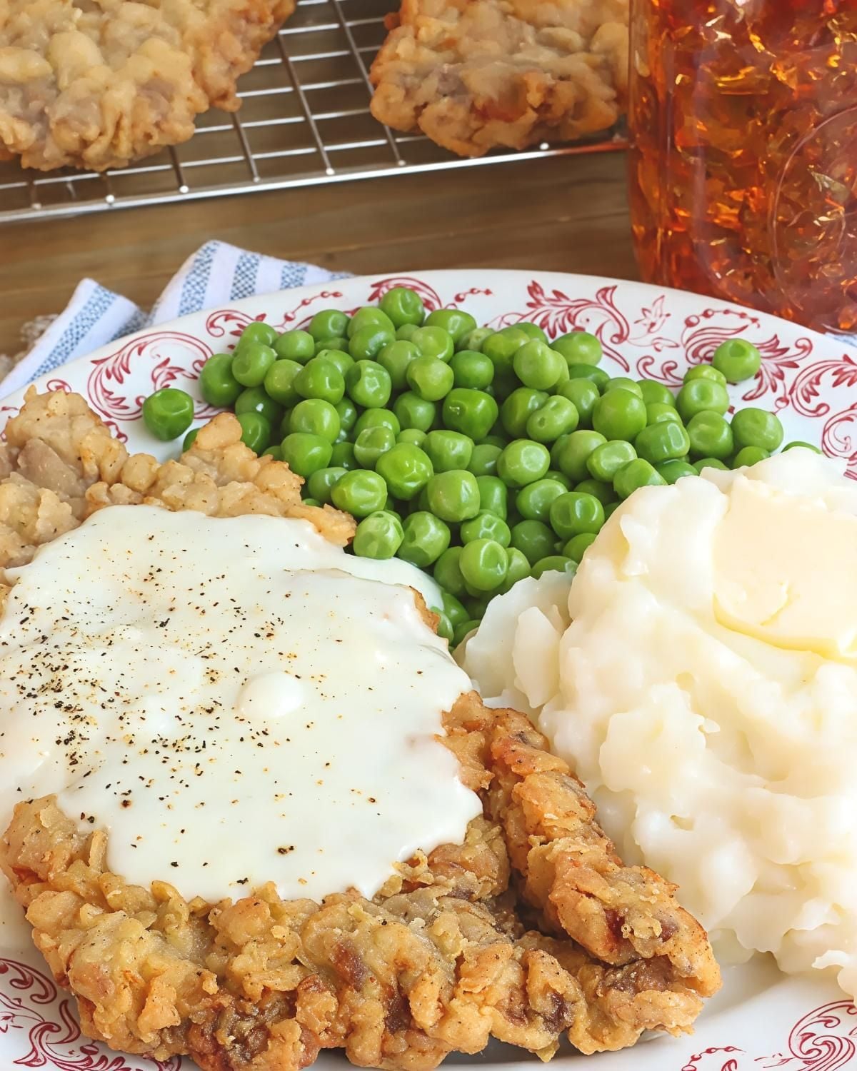 Southern Chicken Fried Steak With Creamy White Gravy